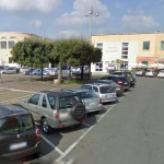 Pontinia, particolare della piazza - Google Streetview