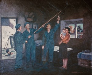Home disinfection, Pontine Marshes di Fred Toelle - 1945