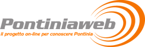 Versione attuale del logo del portale pontiniaweb.it